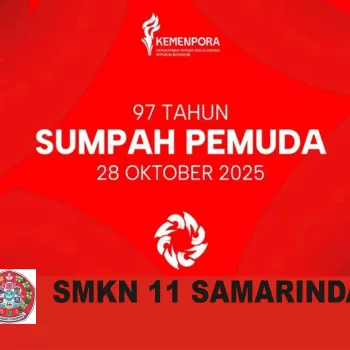 MEMPERINGATI HARI  SUMPAH  DALAM KEIKUTSERTAAN SMKN 11 SAMAR