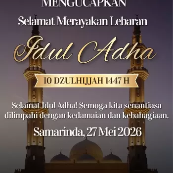 KELUARGA BESAR SMKN 11 SAMARINDA MENGUCAPKAN MOHON MAAF LAHI